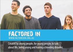 Factored In postcard - group of young people